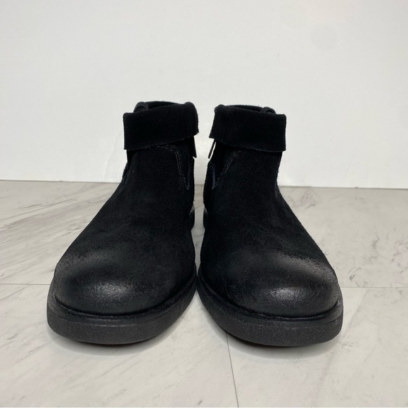 New! UGG Josefene Black Suede Mini Boot 6 - Picture 2 of 14
